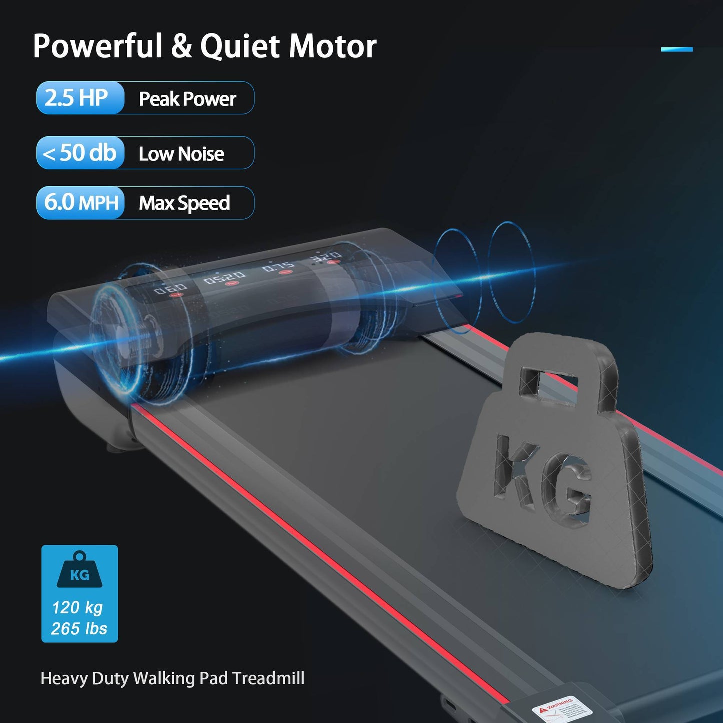 Under Desk Treadmill Machine/ Walking Pad For Home Office