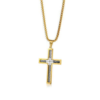 American Titanium Steel Necklace