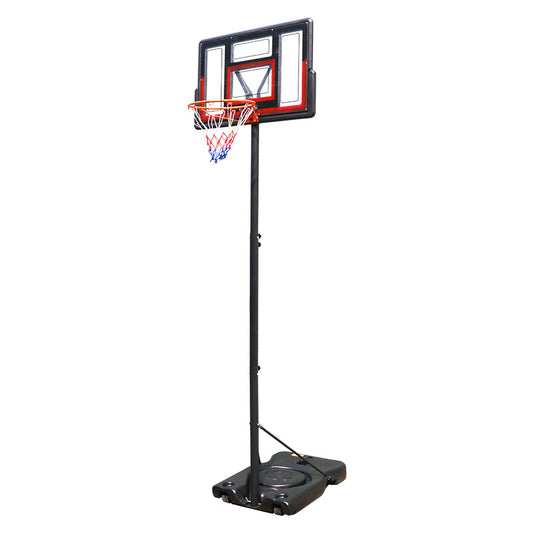 Basketball Stand 4.43-10.00ft Adjustable Portable Basketball Hoop & Goal PC Backplate, Large Base & Wheels