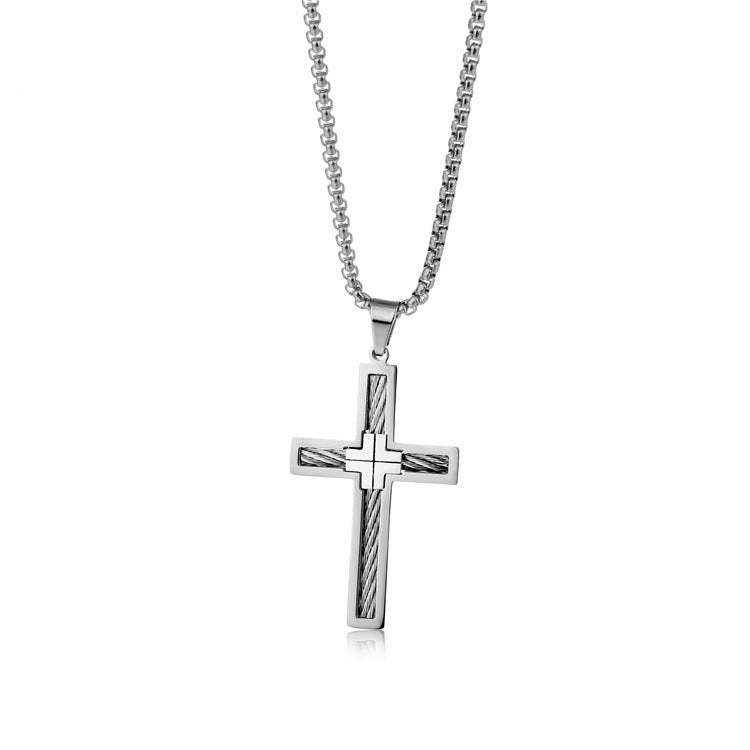 American Titanium Steel Necklace