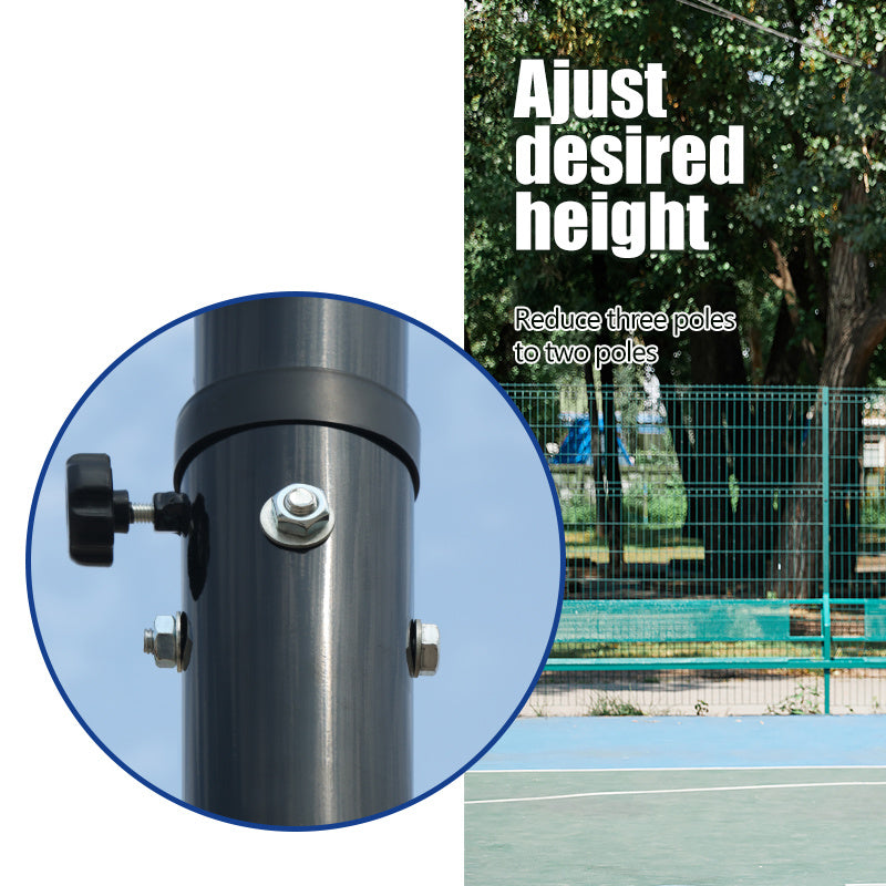 Basketball Stand 4.43-10.00ft Adjustable Portable Basketball Hoop & Goal PC Backplate, Large Base & Wheels