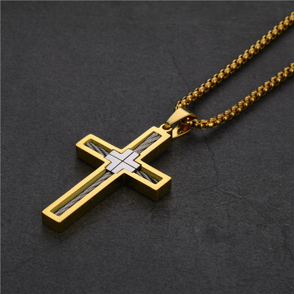 American Titanium Steel Necklace